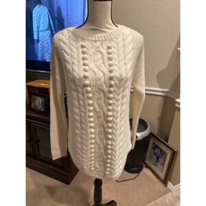 Women’s Talbots Cable Knit Sweater. Size Medium Petite